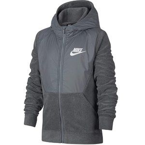 NIKE Boy's Sportswear Polar Fleece Full-Zip Hoodie